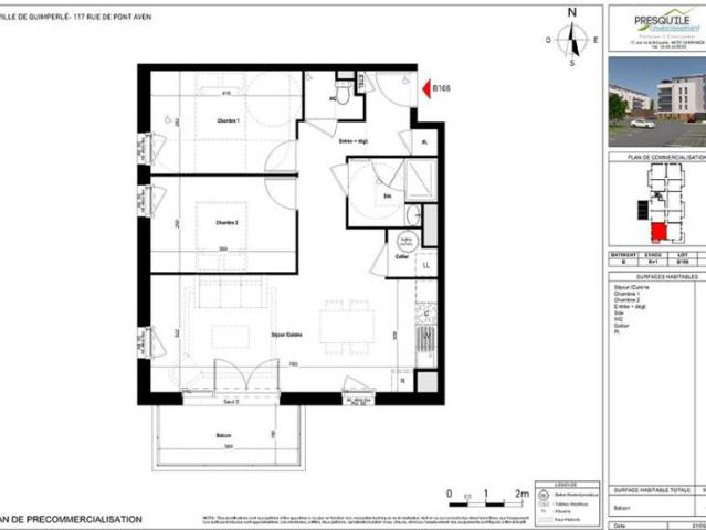 Appartement vente à Quimper, Bretagne