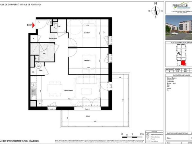 Appartement vente à Quimper, Bretagne