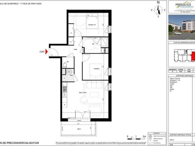 Appartement vente à Quimper, Bretagne