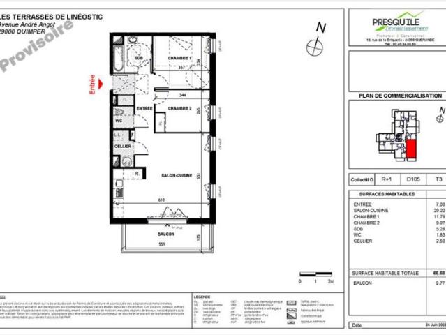 Appartement vente à Quimper, Bretagne