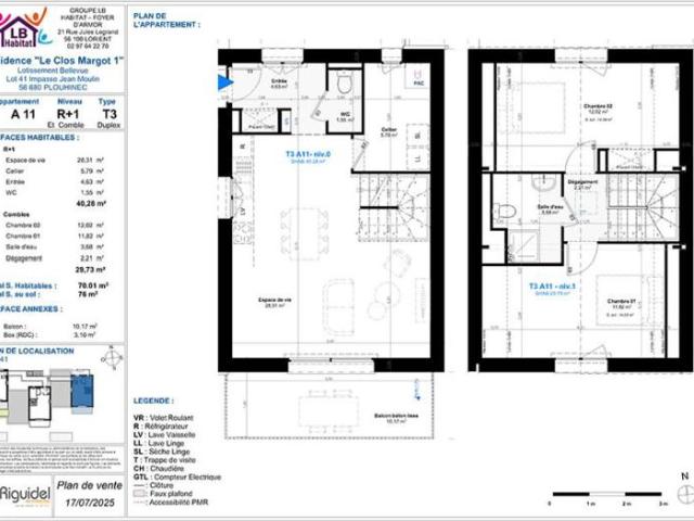 Appartement vente à Lorient, Bretagne
