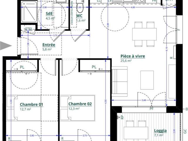 Appartement vente à Bordeaux, Léognan