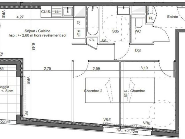 Appartement vente à Bordeaux, Mérignac