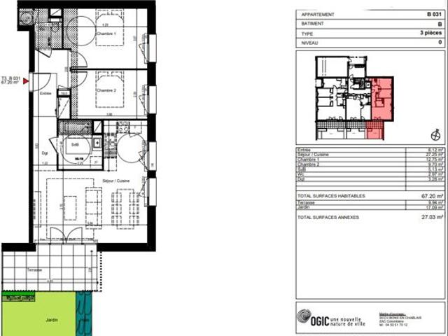 Appartement vente à Thonon-les-Bains, Lully