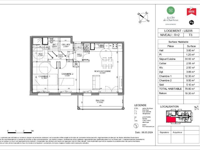 Appartement vente à Saint-Omer, Longuenesse