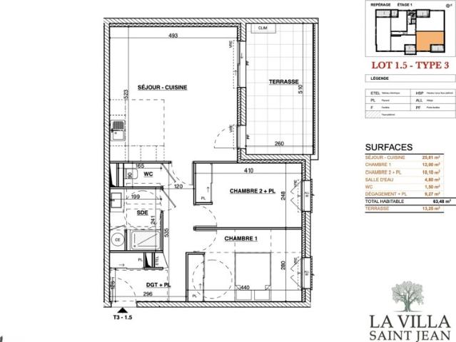Appartement vente à Aix-en-Provence, Meyreuil