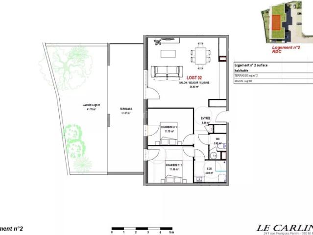 Appartement vente à La Tour-du-Pin, Morestel