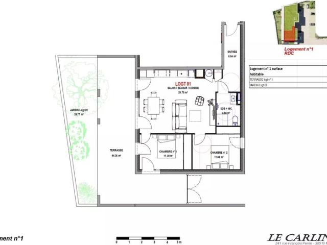 Appartement vente à La Tour-du-Pin, Morestel
