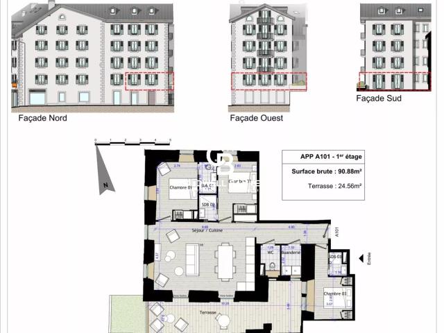 Appartement vente à Bonneville, Chamonix-mont-blanc