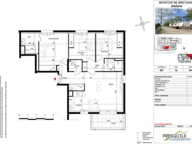 Appartement vente à Saint-Nazaire, Montoir-de-bretagne
