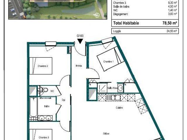 Appartement location à Les Ardillos, Mérignac