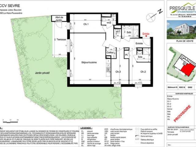 Appartement vente à La Haie-fouassière, Loire-Atlantique