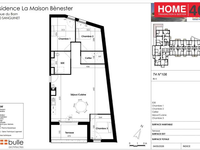 Appartement vente à Mont-de-Marsan, Sanguinet