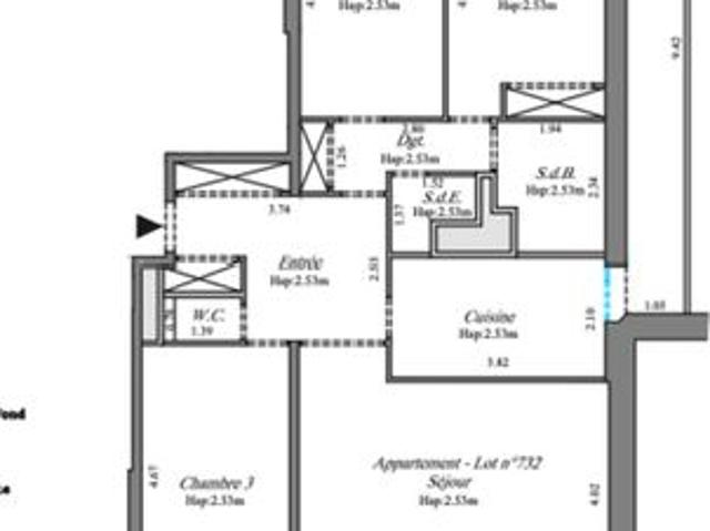 Appartement vente à Nanterre, Courbevoie