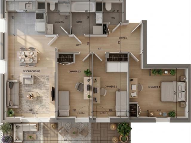 Appartement vente à Saint-Denis, La Courneuve