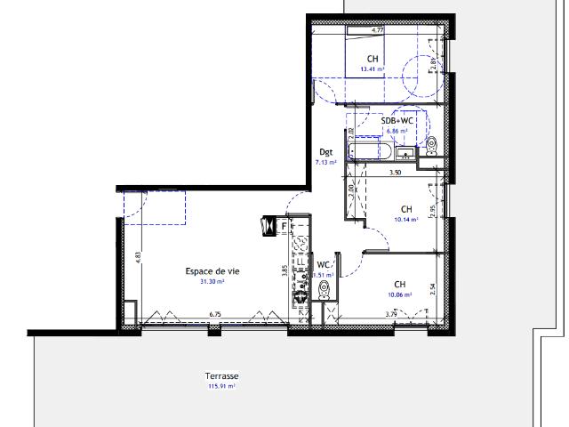 Appartement vente à Vienne, Saint-siméon-de-bressieux