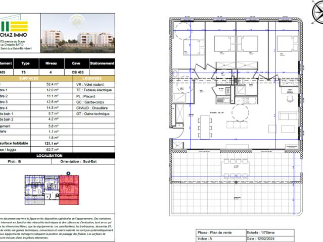 Appartement vente à Roanne, Le Coteau