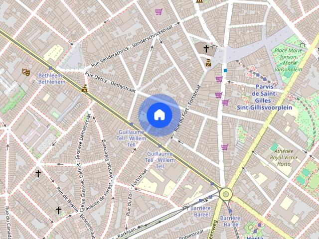 Appartement location à Saint-gilles, Bruxelles