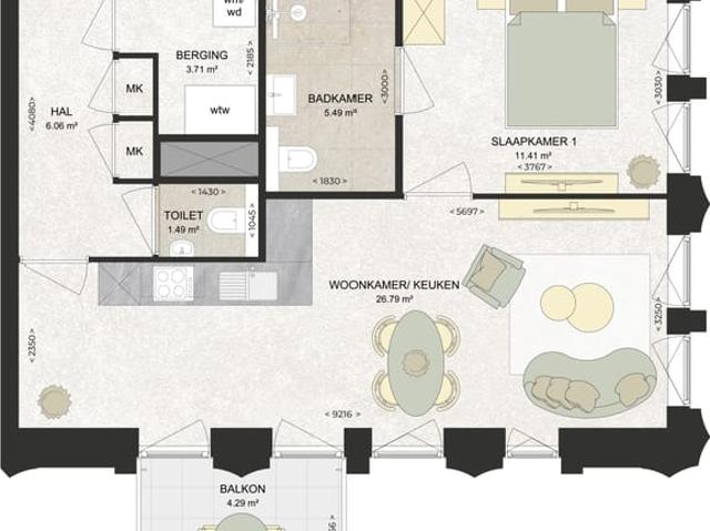 Appartement te huur in Schalkwijk, Haarlem