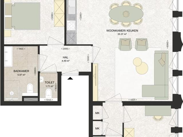 Appartement te huur in Schalkwijk, Haarlem