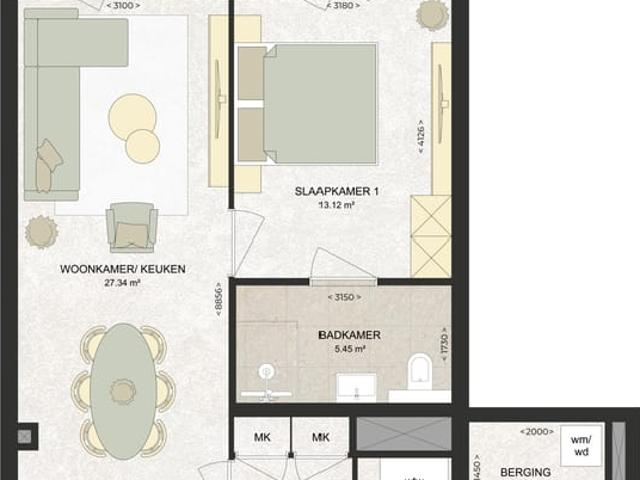 Appartement te huur in Schalkwijk, Haarlem