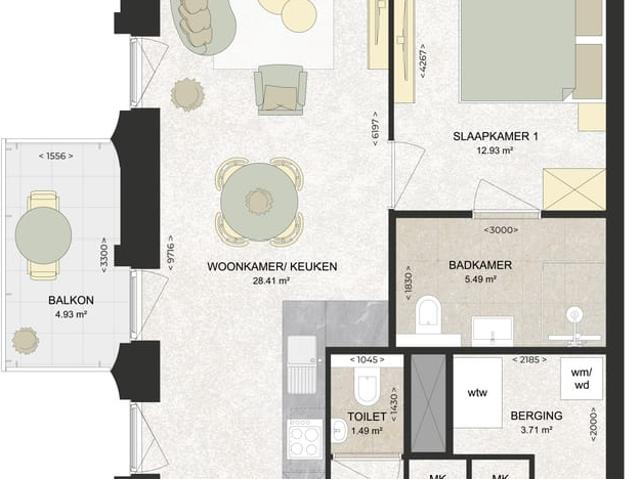 Appartement te huur in Schalkwijk, Haarlem
