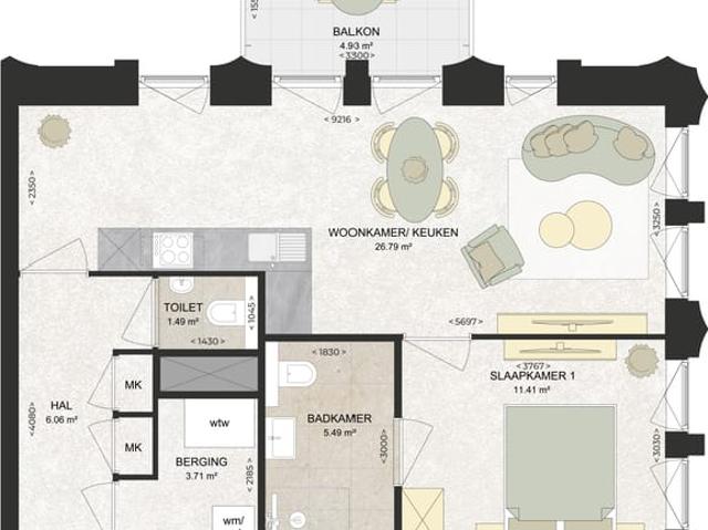 Appartement te huur in Schalkwijk, Haarlem