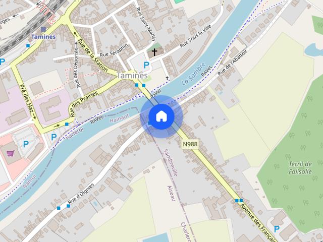 Appartement location à Aiseau, Wallonie