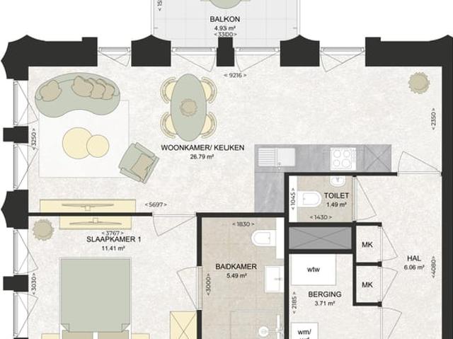 Appartement te huur in Schalkwijk, Haarlem