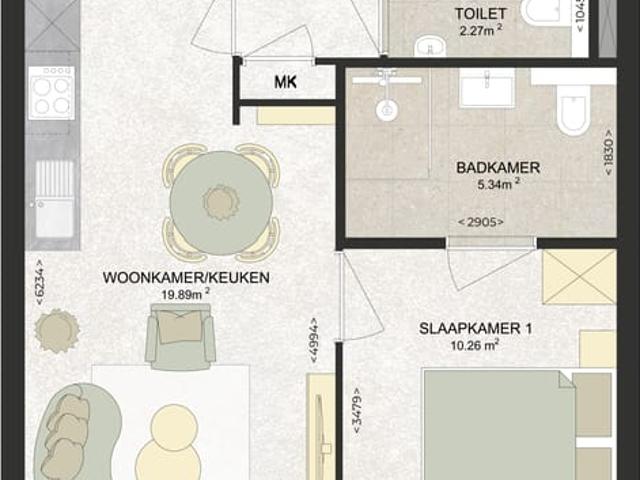 Appartement te huur in Schalkwijk, Haarlem