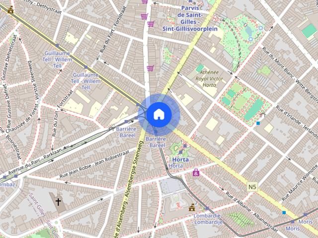 Appartement location à Saint-Gilles - Sint-Gillis, Brussel-Hoofdstad - Bruxelles-Capitale