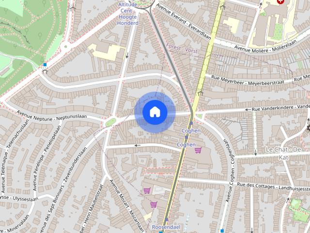 Appartement location à Le Chat - De Kat, Uccle - Ukkel