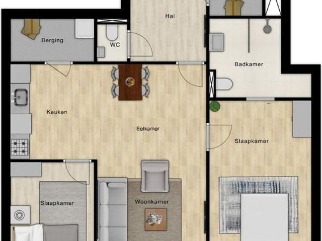 Appartement te huur in Heemse, Hardenberg