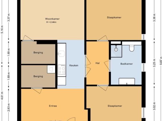 Appartement te huur in Schiedam, Zuid Holland