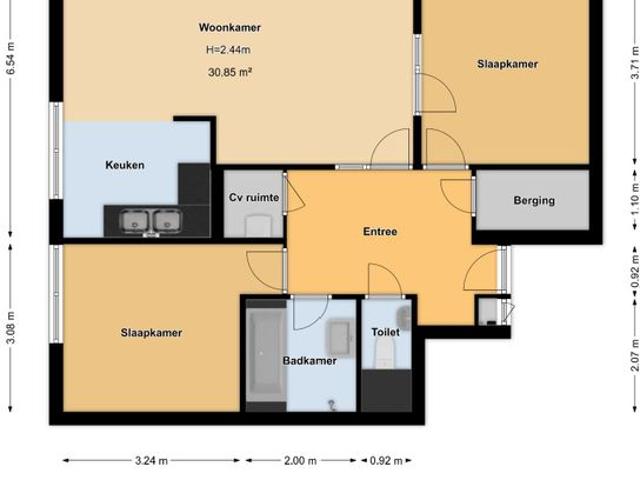 Appartement te huur in Huizen, Noord Holland