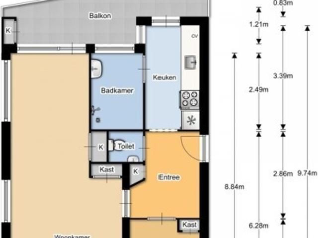 Appartement te huur in Noord Holland