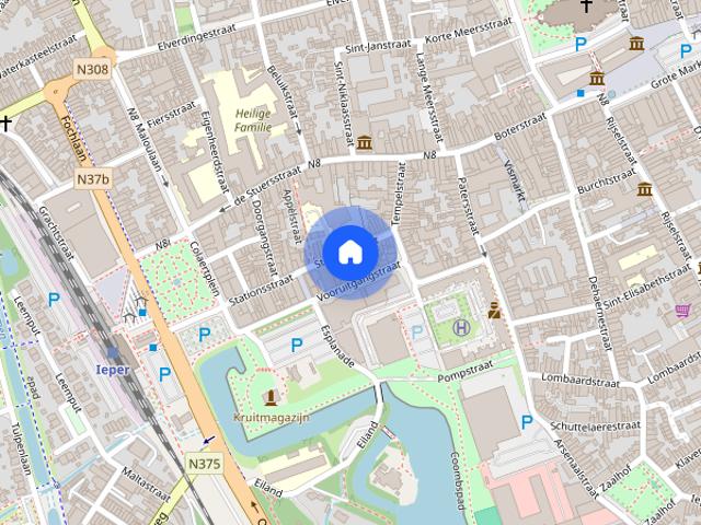 Appartement location à Ieper, West-Vlaanderen