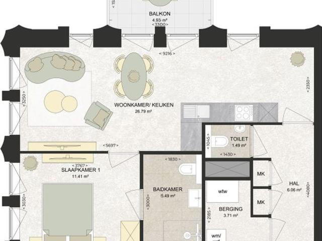 Appartement te huur in Schalkwijk, Haarlem