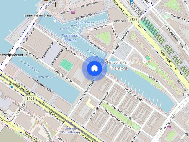 Appartement te huur in Kop van Zuid-Entrepot, Rotterdam
