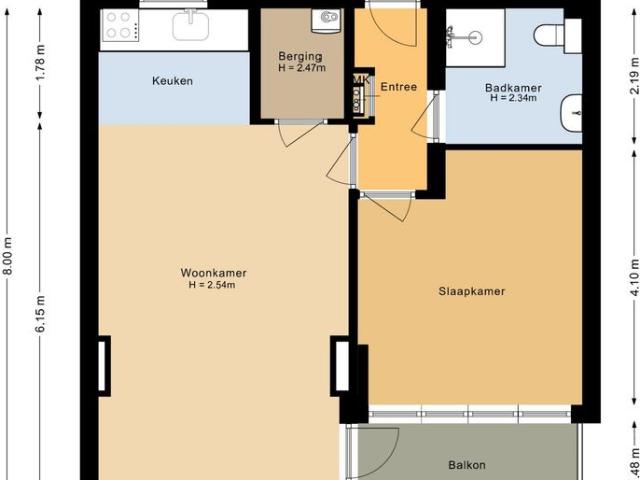 Appartement te huur in Zaandam, Noord Holland