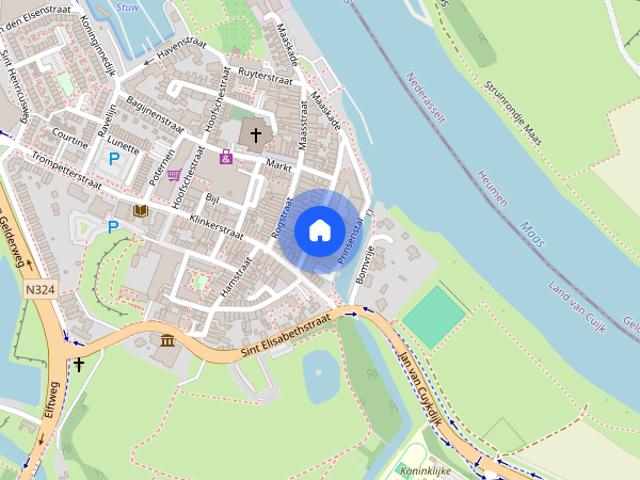 Appartement te huur in Grave, Noord Brabant