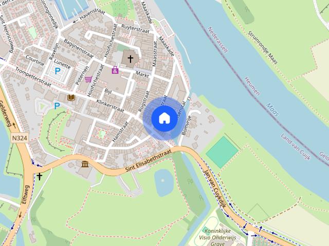 Appartement te huur in Grave, Noord Brabant