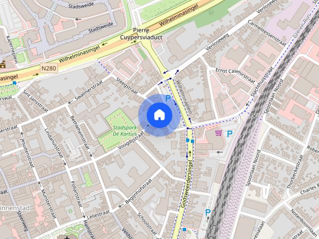 Appartement te huur in Centrum, Roermond