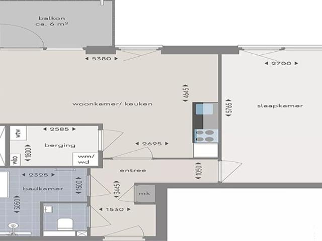 Appartement te huur in Buitenhof, Delft