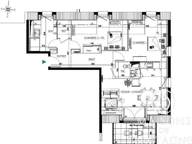 Appartement vente à Nizon, Pont-Aven