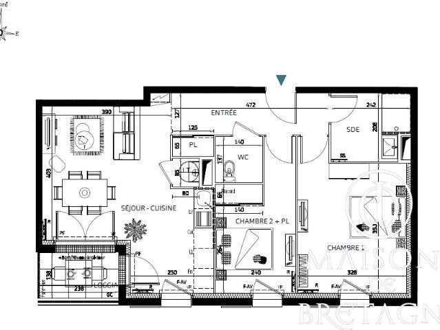 Appartement vente à Nizon, Pont-Aven