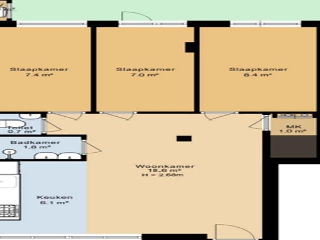 Appartement te huur in West, Amsterdam