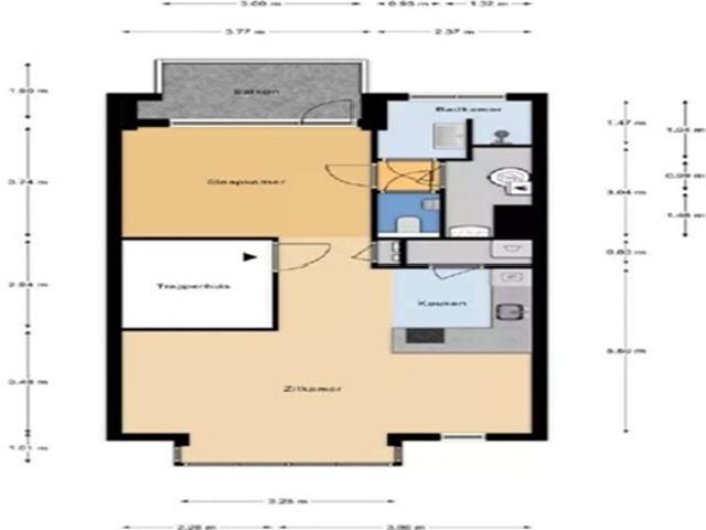 Appartement te huur in Binnenstad, Delft
