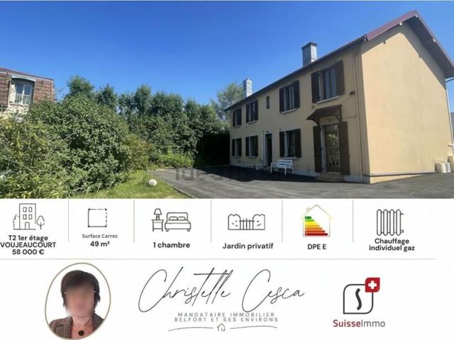 Appartement vente à Voujeaucourt, Doubs