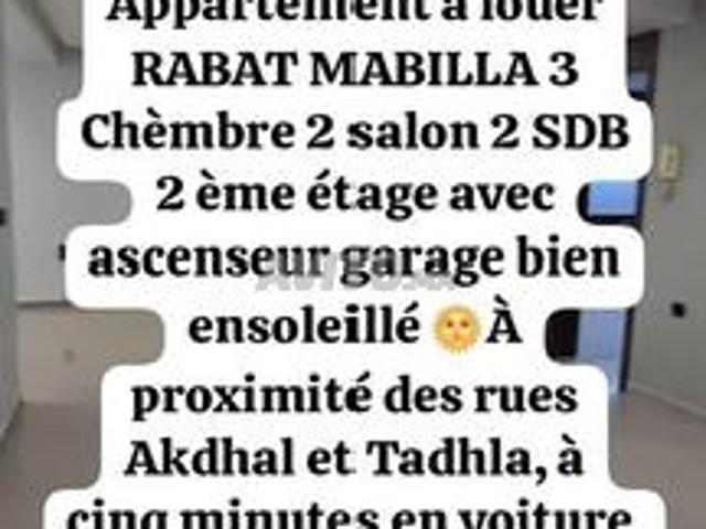 Appartement location à Mabella, Rbat